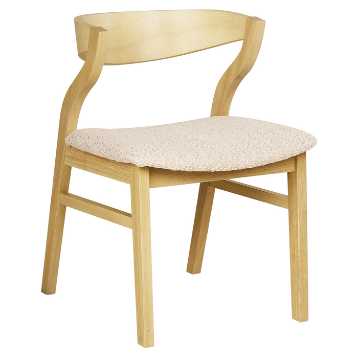 Beliani-YUBA-Eetkamerstoel set van 2-Lichtbruin|Lichtbeige-Fluweel