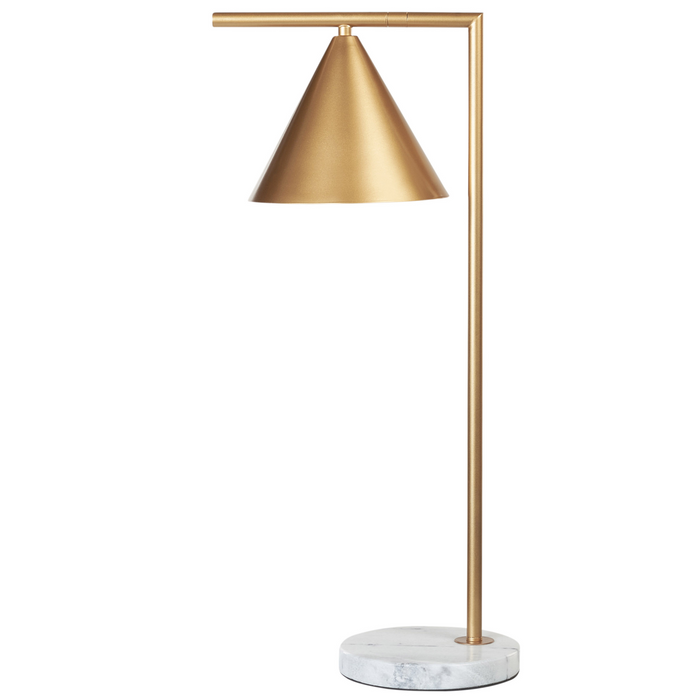 Beliani - MOCAL - Tafellamp - Gebroken wit - Metaal