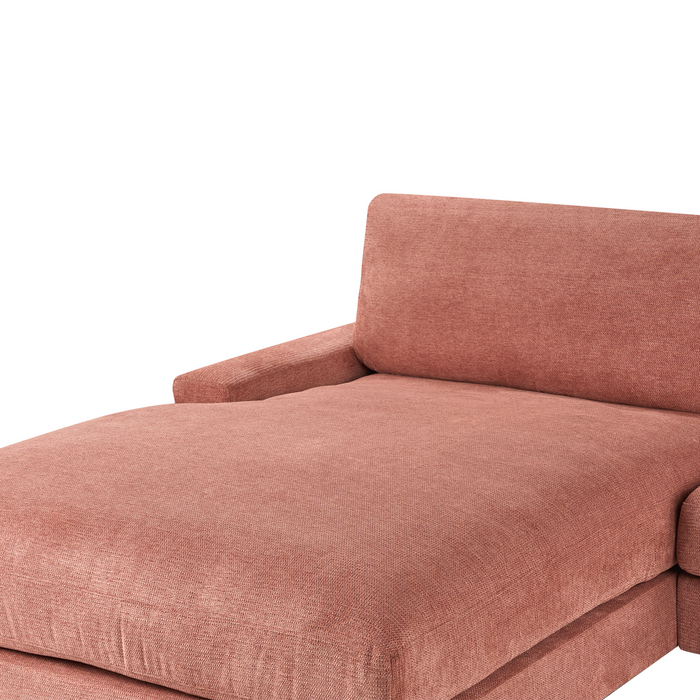 Beliani - MALOY - Hoekbank - Rood - Rechtszijdig - Polyester