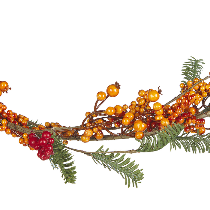 Beliani - OURENSE - Guirlande - Oranje - Synthetisch materiaal