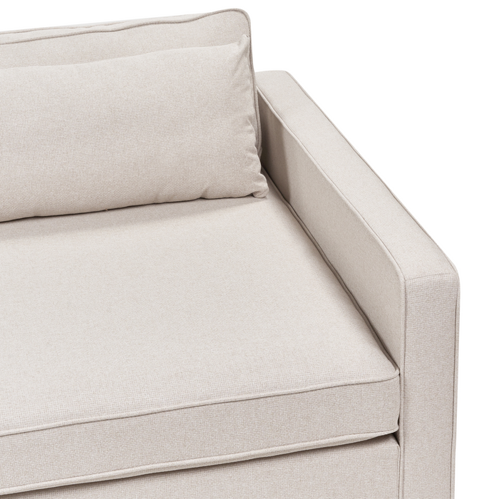 Beliani - VINSTRA - Driezitsbank - Beige - Polyester