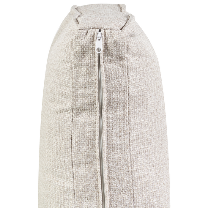 Beliani - VINSTRA - Driezitsbank - Beige - Polyester