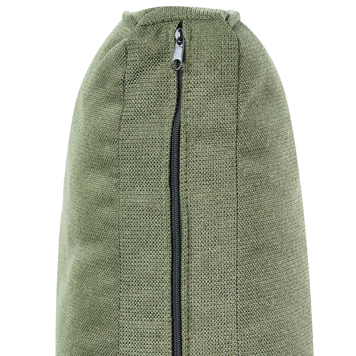 Beliani - VINSTRA - Driezitsbank - Groen - Polyester