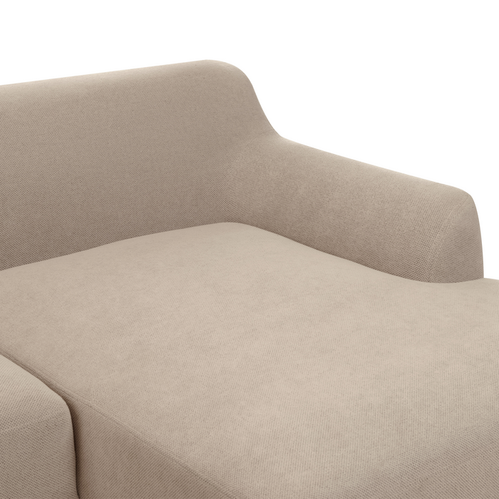 Beliani - SOSJO - Hoekbank - Taupe - Linkszijdig - Polyester