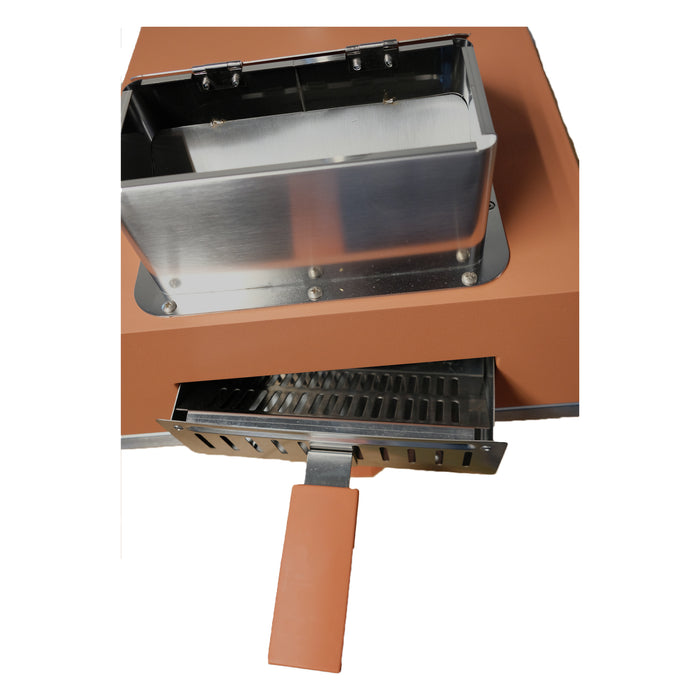 Buitenkado Pizzaoven Terracotta - 69x40x44cm - Houtgestookt