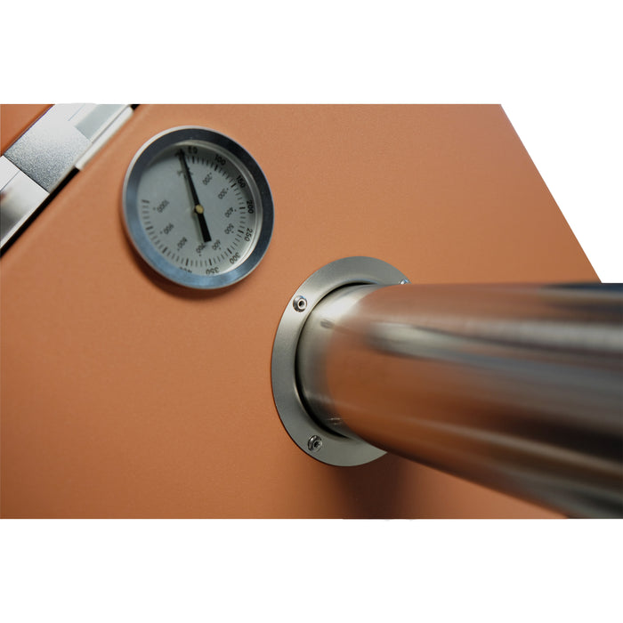 Buitenkado Pizzaoven Terracotta - 69x40x44cm - Houtgestookt