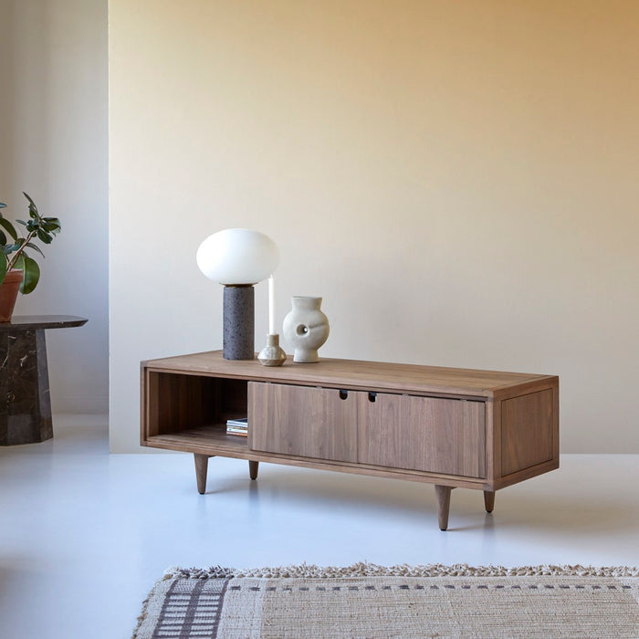 Tikamoon - Jonàk - Tv-meubel van massief notenhout 140 cm