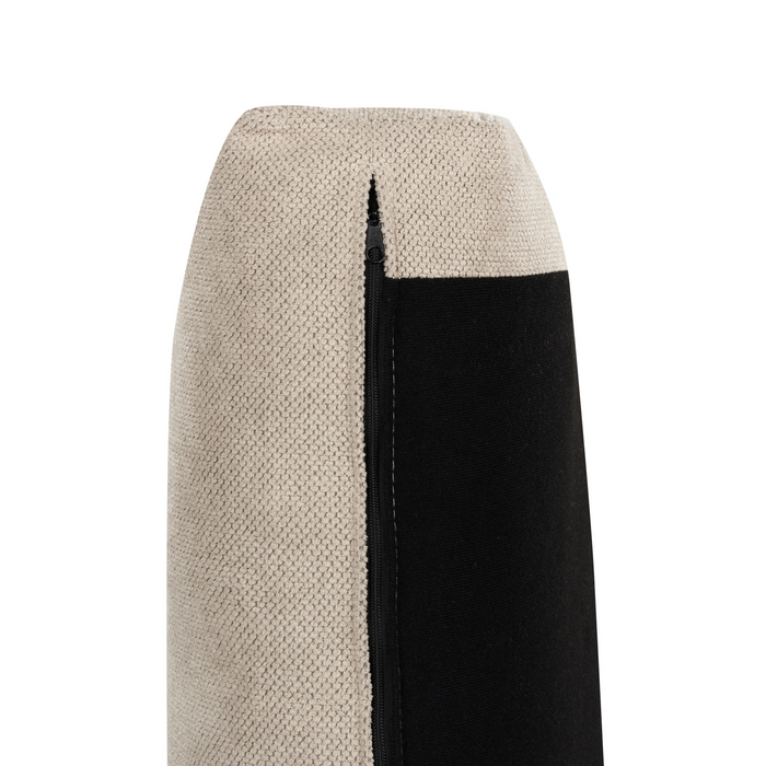 Beliani - AKRANES - Driezitsbank - Taupe - Stof