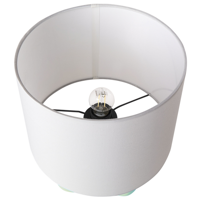 Beliani - ABBIE - Tafellamp - Lichtgroen - Keramiek