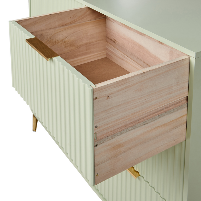 Beliani - WALCOTT - Ladekast met 6 lades - Lichtgroen - MDF