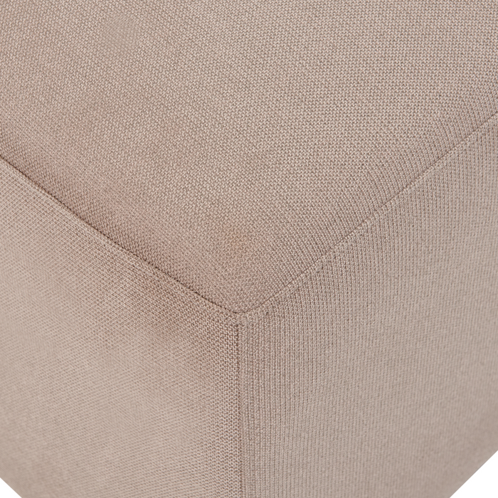 Beliani - KOHLO - Hoekbank met ottomaan - Taupe - Linkszijdig - Stof