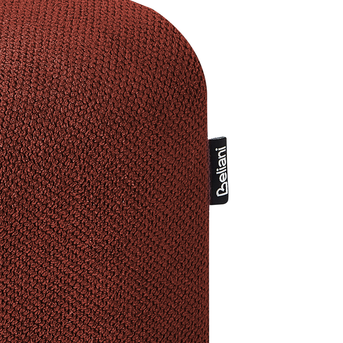 Beliani - NIVALA - Driezitsbank - Rood - Polyester