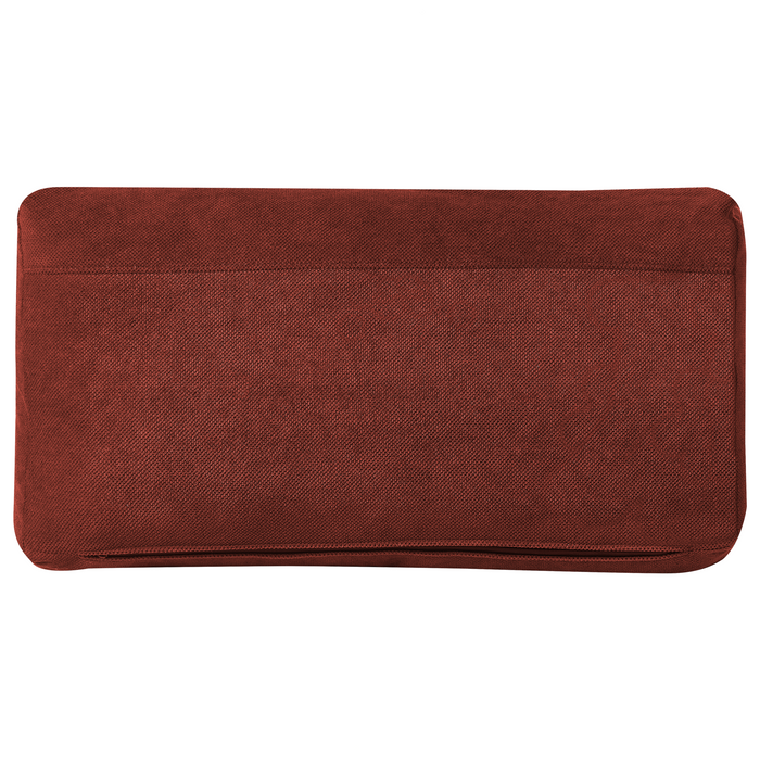 Beliani - NIVALA - Driezitsbank - Rood - Polyester