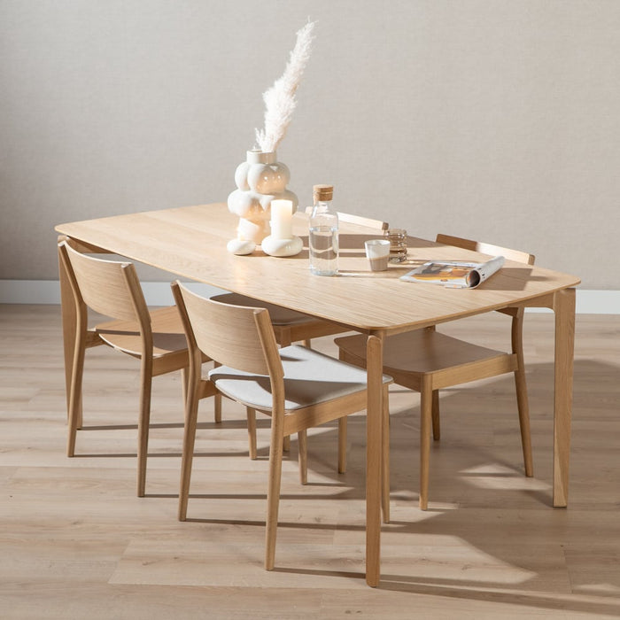 Bronx71 Scandinavische eettafel Cala naturel eiken 180 x 90 cm