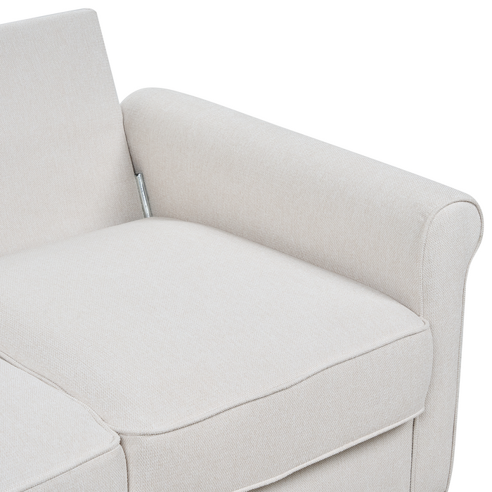 Beliani - RONNEBY - Tweezitsbank - Lichtbeige - Polyester