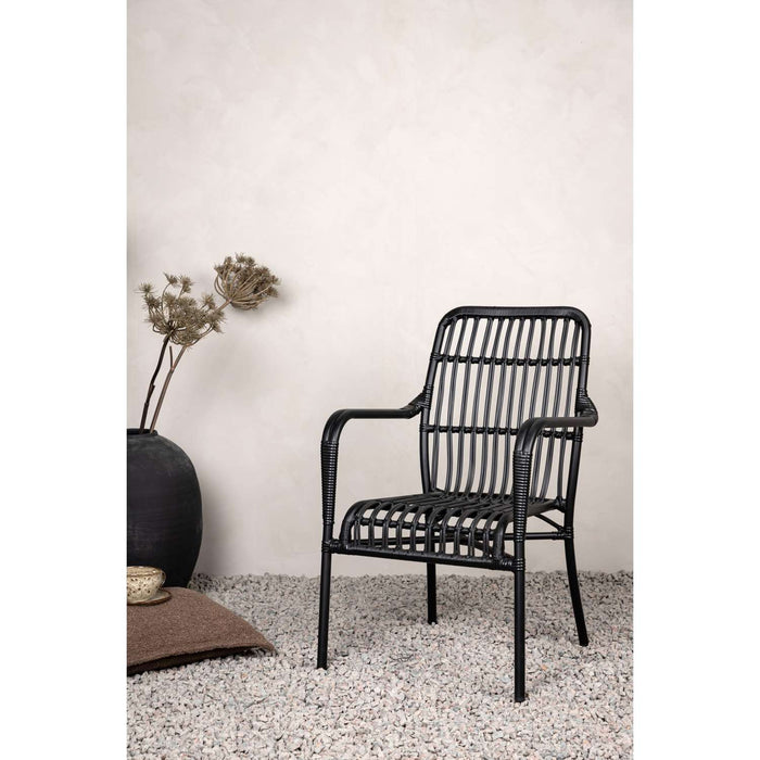 Venture Home Rizal Loungestoel 64 x 90 x 57 - Zwart