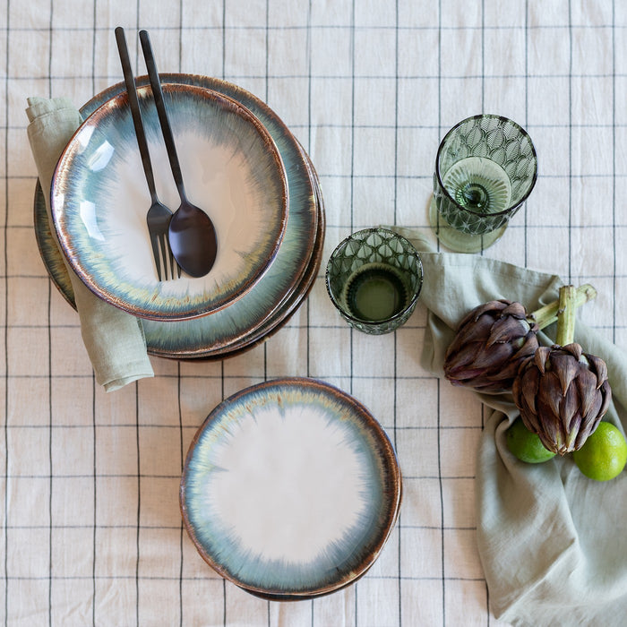 Kare Design Laguna borden blauw 20cm 4st