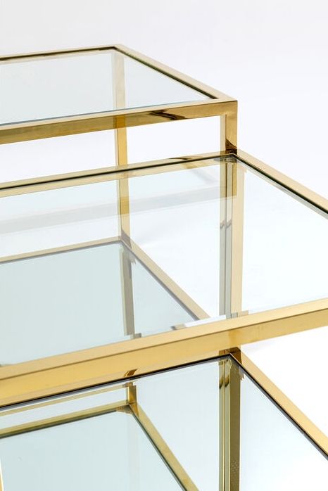Kare Design Orion Salontafel - Set Van 4 - Goud