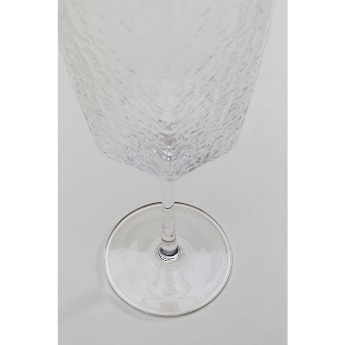 Kare Design Cascata Wit wijinglazen transparant 6st