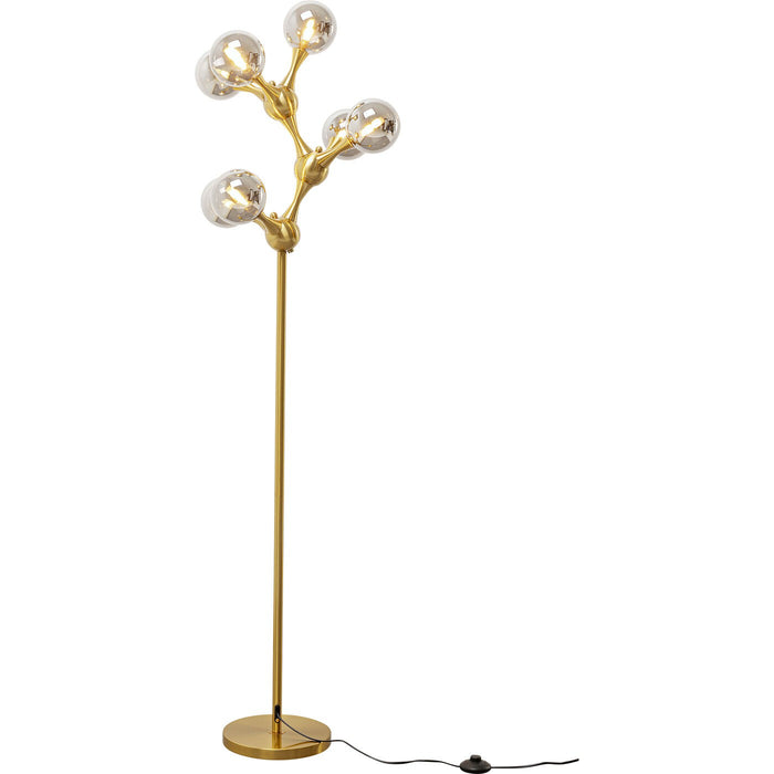 Vloerlamp Atomic Balls 174cm goud Kare Design