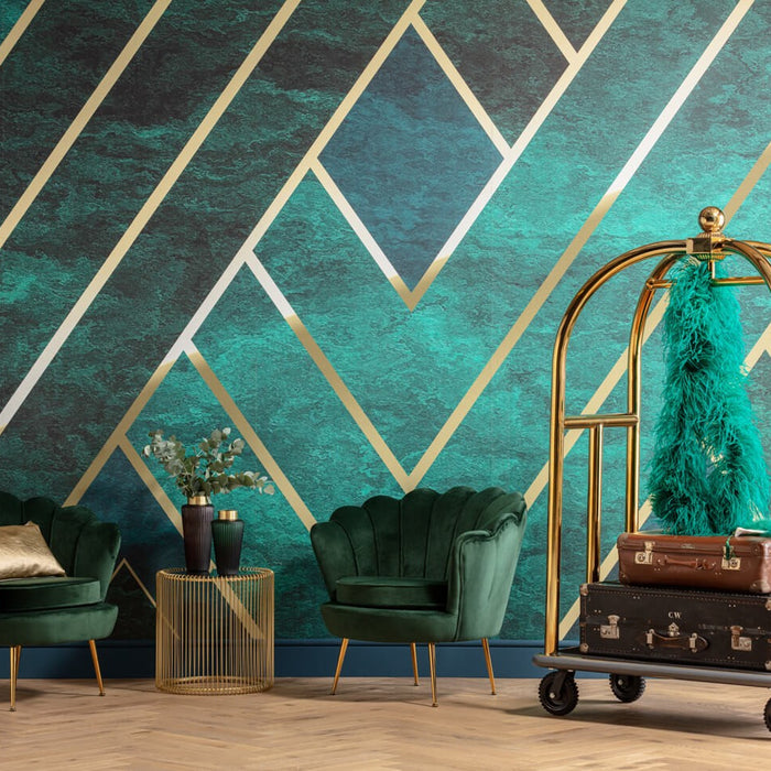 Kare Design Wire Bijzettafel Hoog - Set Van 2 - Messing Met Glas