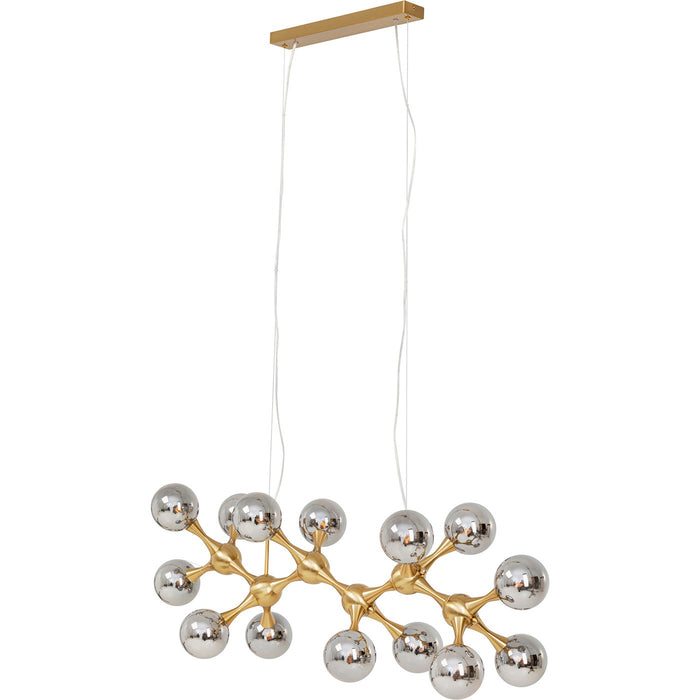 Hanglamp Atomic Balls 14 goud Kare Design
