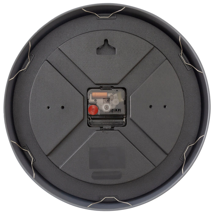 NeXtime - Wandklok 30cm-Stil-Grijs-Aluminium-NeXtime Berlin