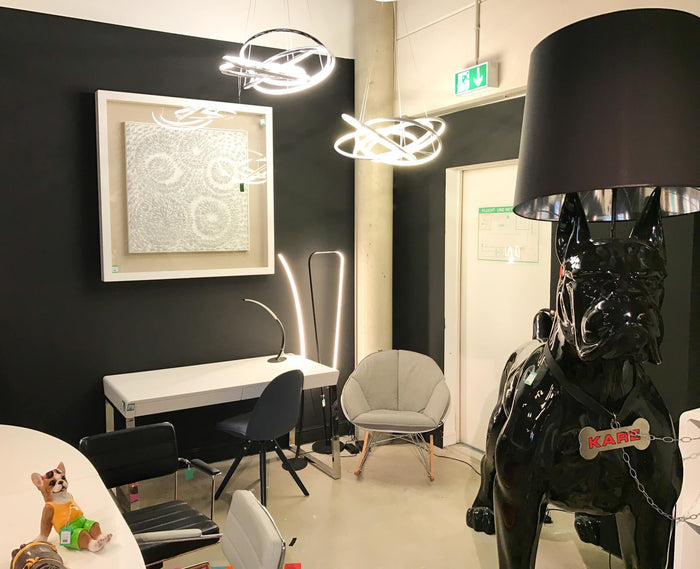 Hanglamp Saturn LED chroom Kare Design