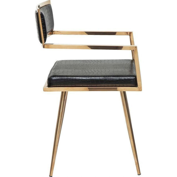 Kare Eetkamerstoel Jazz Rosegold