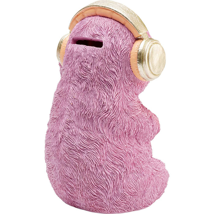 Kare Design Spaarpot luiaard paars