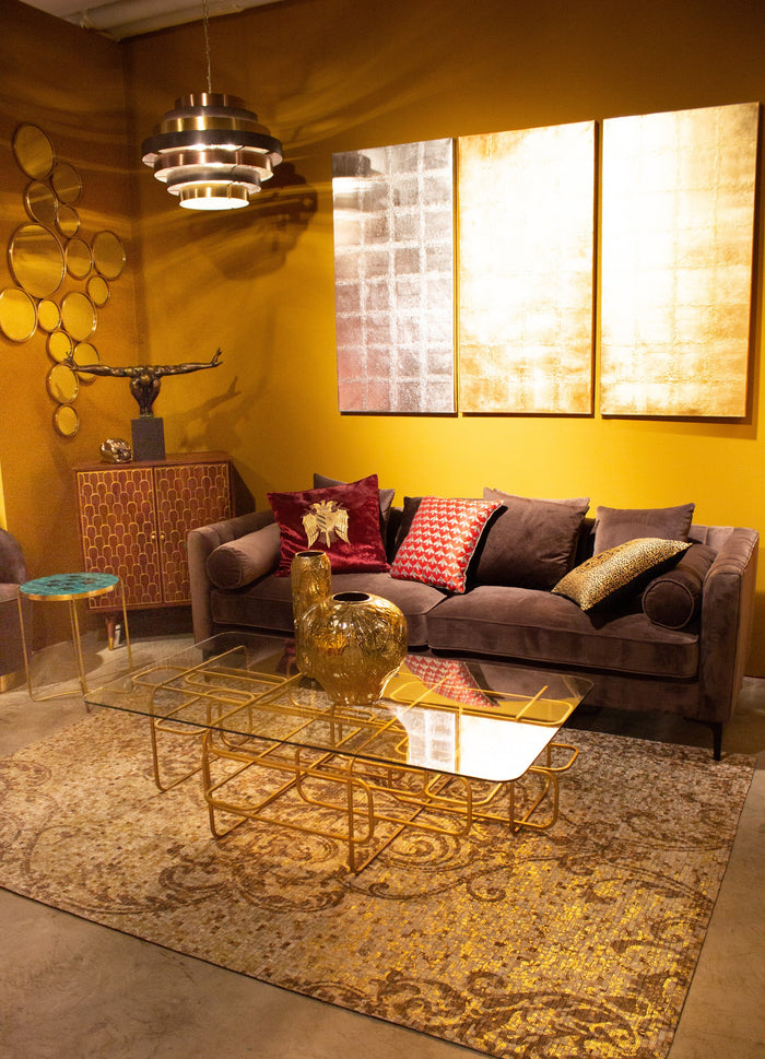 Kare Design Meander Salontafel - Goud