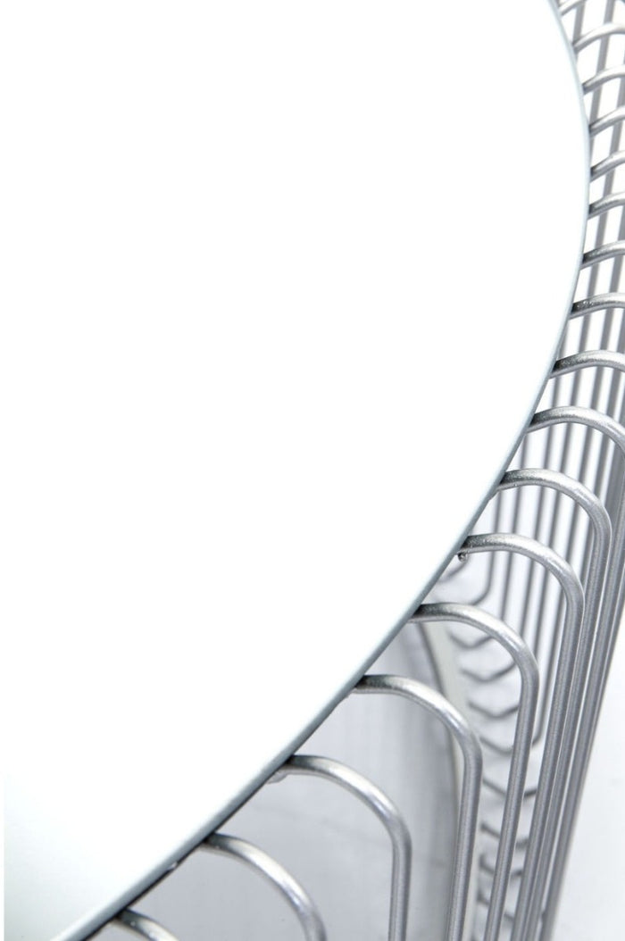 Kare Design Wire Salontafel - Set Van 2 - Zilver Met Glas