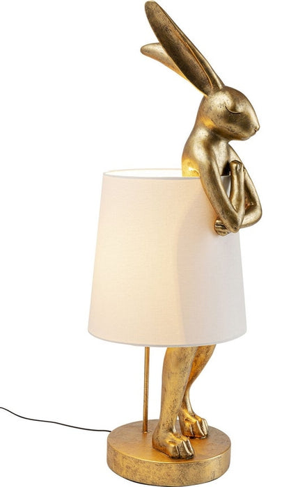 Kare Design Animal Rabbit Tafellamp 88 Cm - Goudkleurig