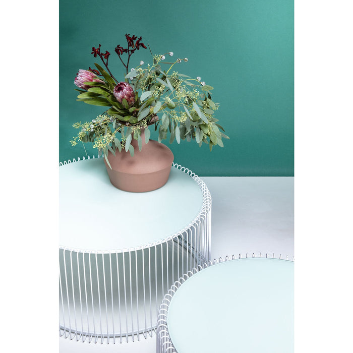Kare Design Wire Salontafel - Set Van 2 - Wit