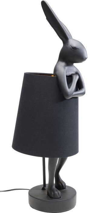Kare Design Animal Rabbit Tafellamp 68 Cm - Mat Zwart