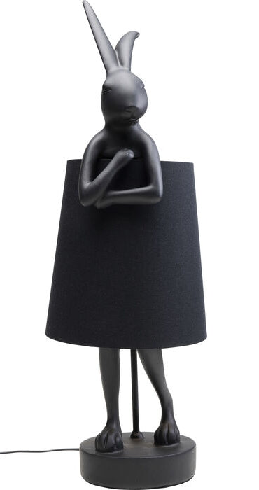Kare Design Animal Rabbit Tafellamp 68 Cm - Mat Zwart
