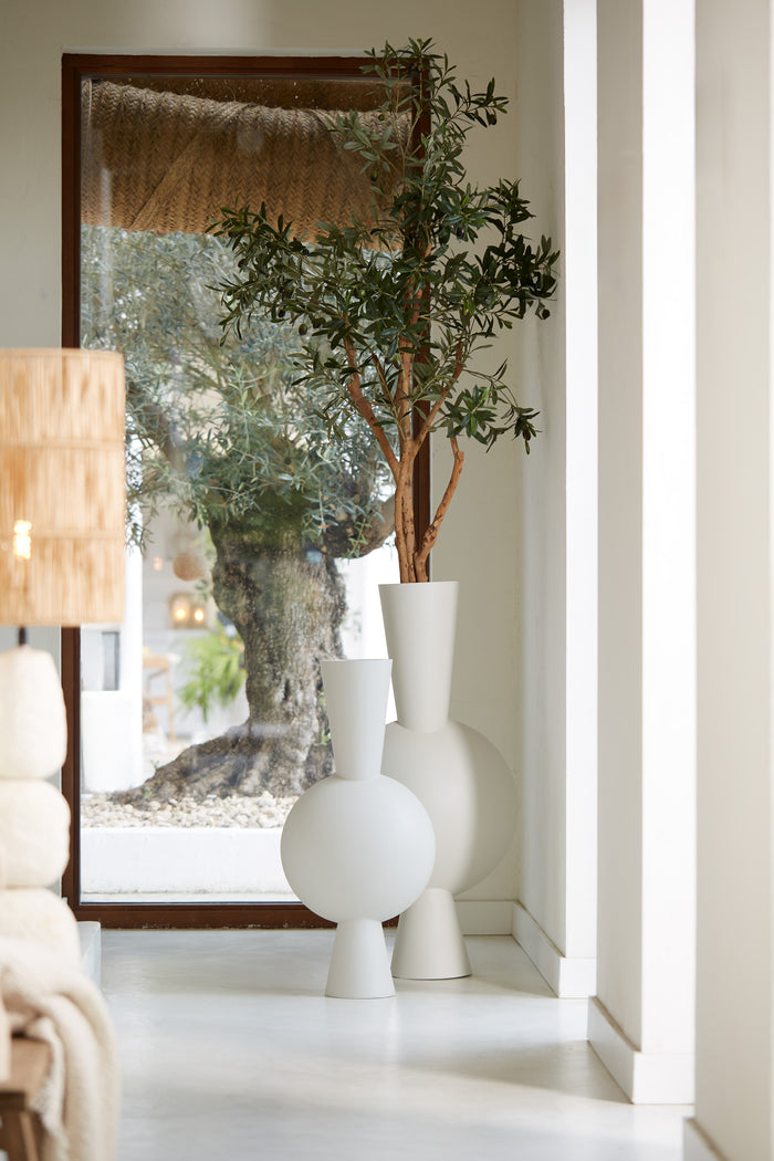 Light & Living Light&living Vaas deco 47x26x100 cm KAVANDU crème