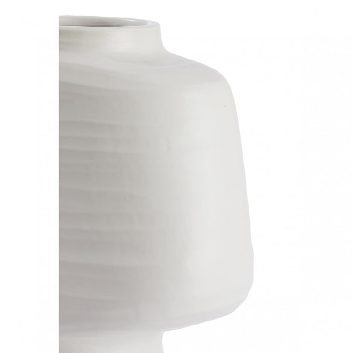 Light&living Vaas deco 29,5x18x38,5 cm GANDORO keramiek mat crème