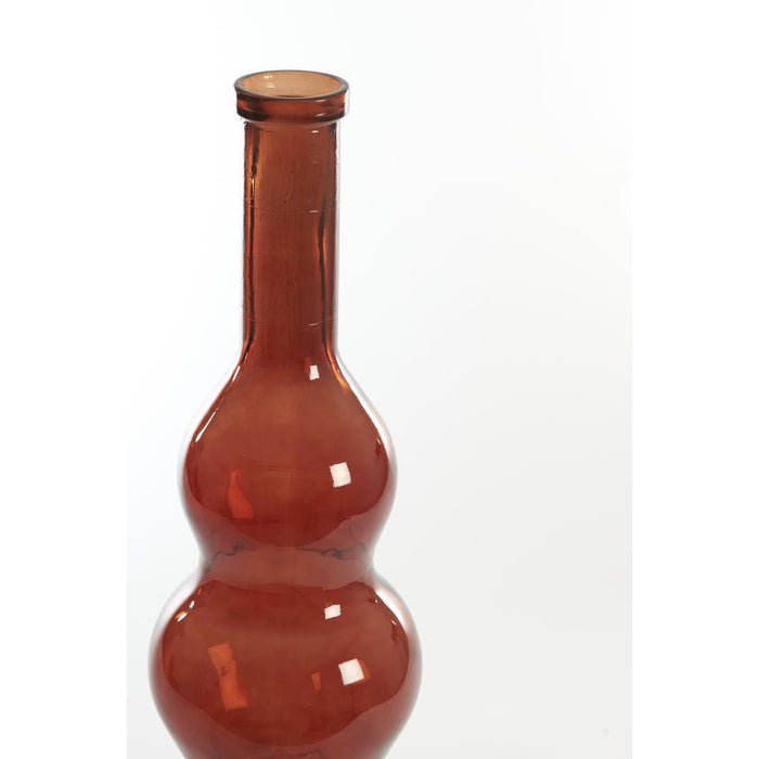 Light & Living Venerio vaas Ø26,5x75 cm - glas bordeaux