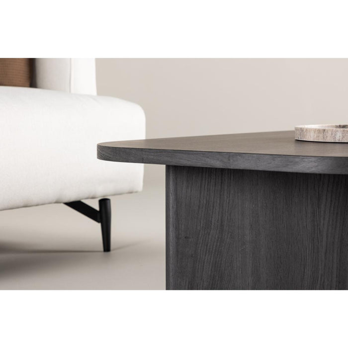 Svea - Vincenzo organische salontafel - 65 x 130 cm - zwart