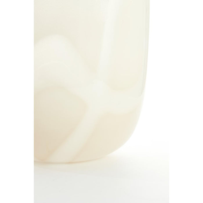 Light & Living Light&living Vaas Ø34x50 cm KOBALA glas zand-crème