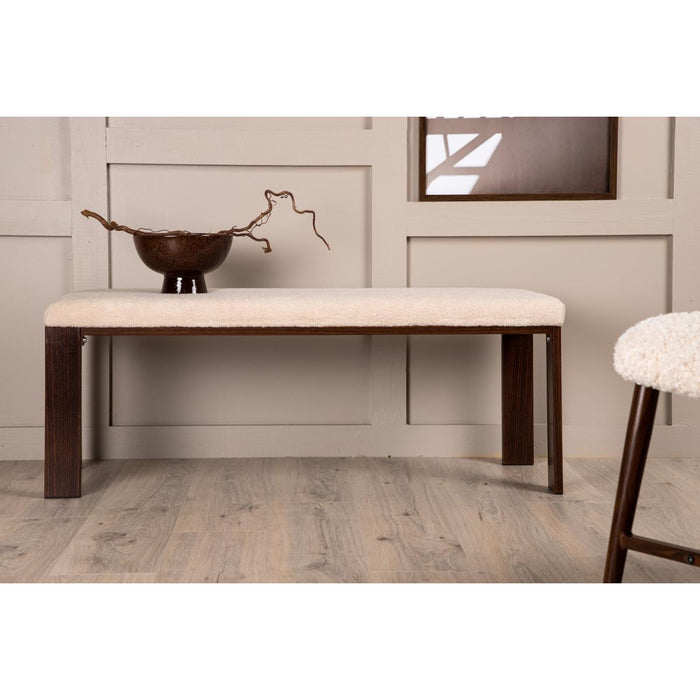 Svea - Noemi eetkamerbank - teddy - 120 cm