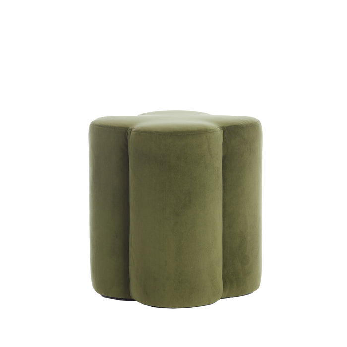 Light & Living Light&living Poef 38x38x45 cm NALANI olijf groen