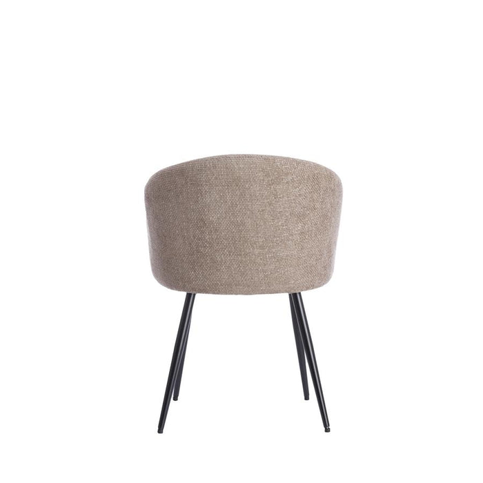 Light & Living Radaja eetkamerstoel - taupe|zwart