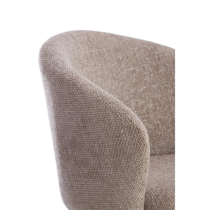 Light & Living Radaja eetkamerstoel - taupe|zwart