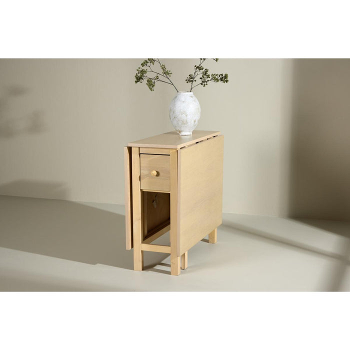 Svea - Azzurra uitklapbare eettafel - 80 x 150 cm - naturel