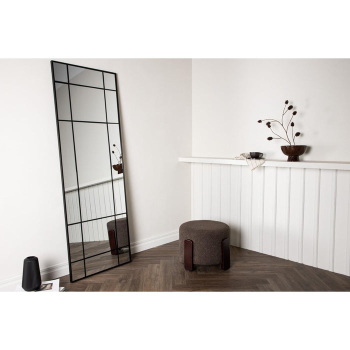 Svea - Giada rechthoekige spiegel - 90 x 180 cm - zwart