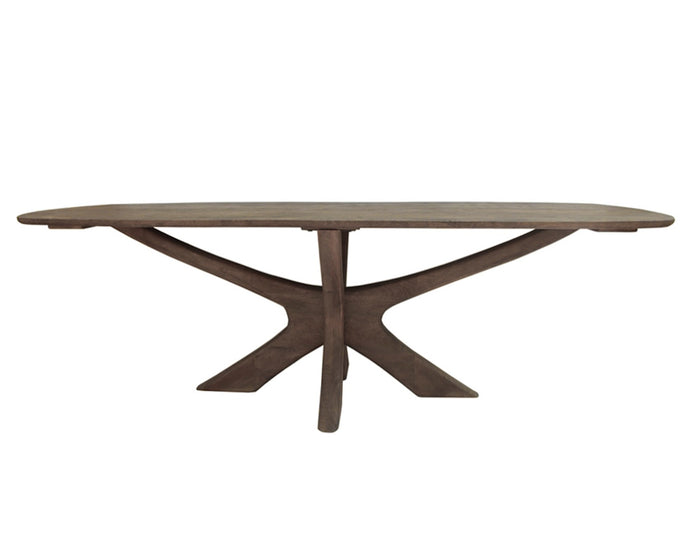 Brix - Eetkamertafel Montreaux - Bruin - Mangohout - 220 cm