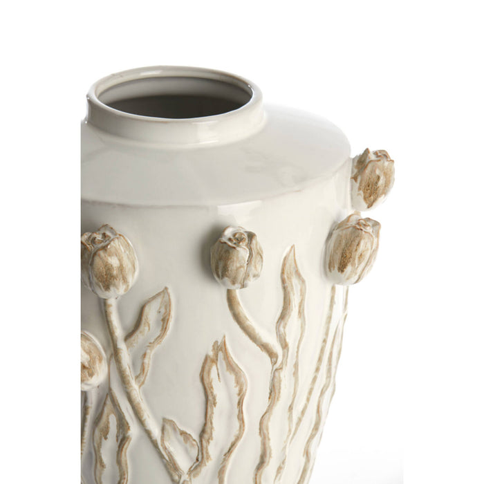 Light & Living Light&living Vaas deco Ø38x45 cm JUANA keramiek crème