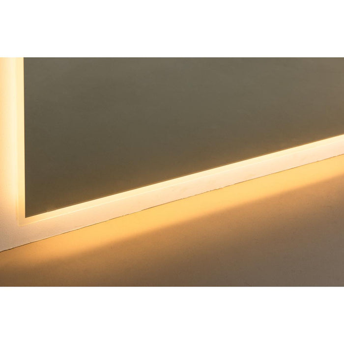 Svea - Fabiola gebogen spiegel met ledverlichting - 100 x 210 cm